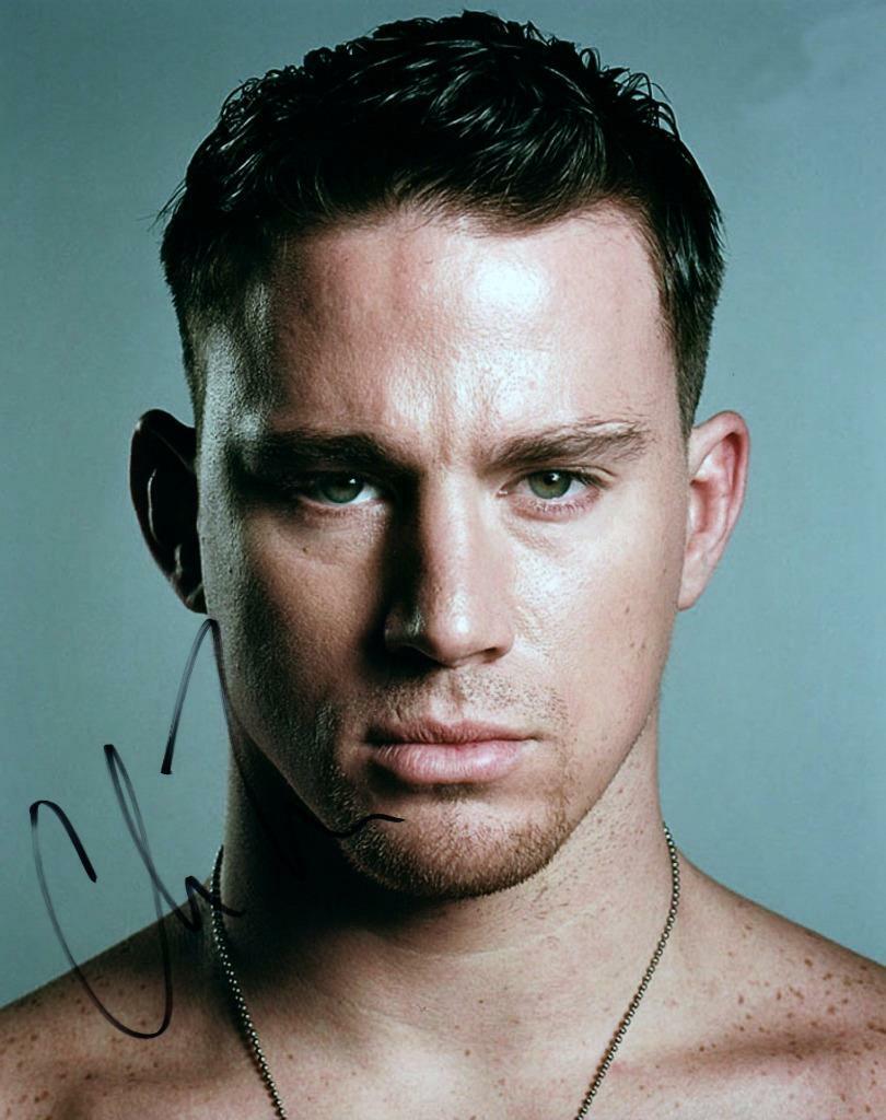 Channning Tatum autographed 8x10 Picture signed Photo Poster painting and COA