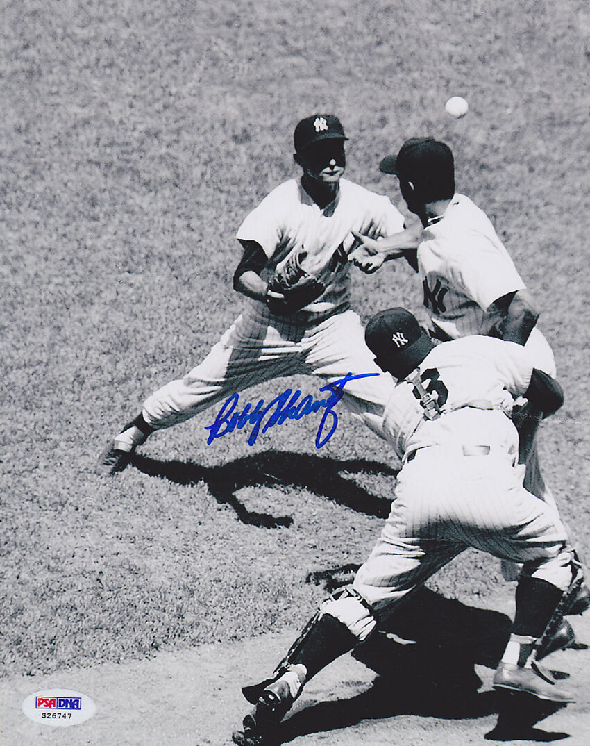 Bobby Shantz SIGNED 8x10 Photo Poster painting New York Yankees PSA/DNA AUTOGRAPHED