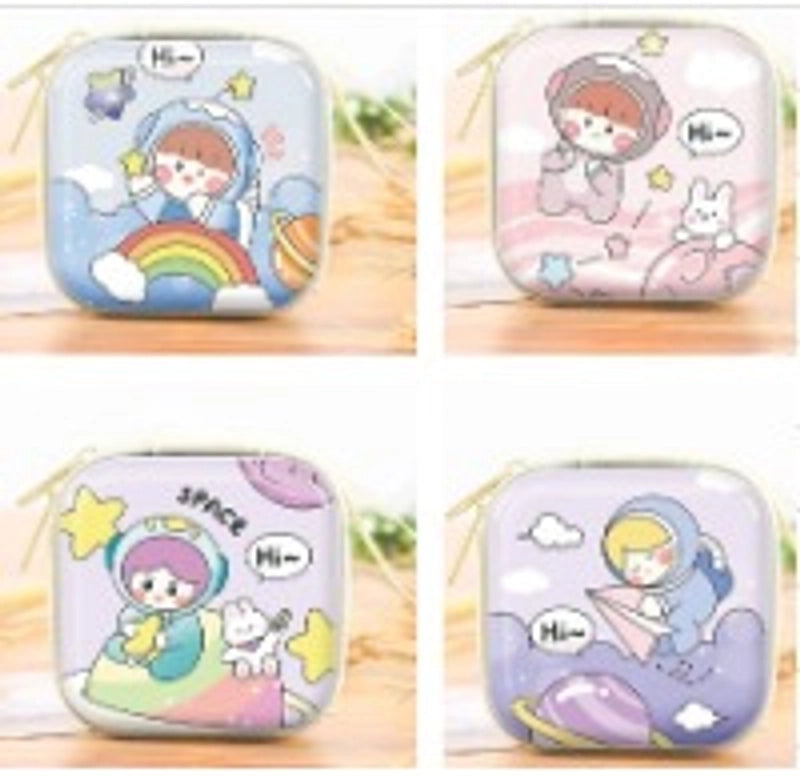 Girl’S Cartoon PVC Zipper Coin Purses