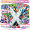 Butterfly Flower X 5D Partial Drill DIY Diamond Painting Kit 30*30cm