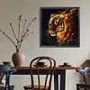 Diamond Painting-5D Full Round Drill Tiger(40*40 CM)