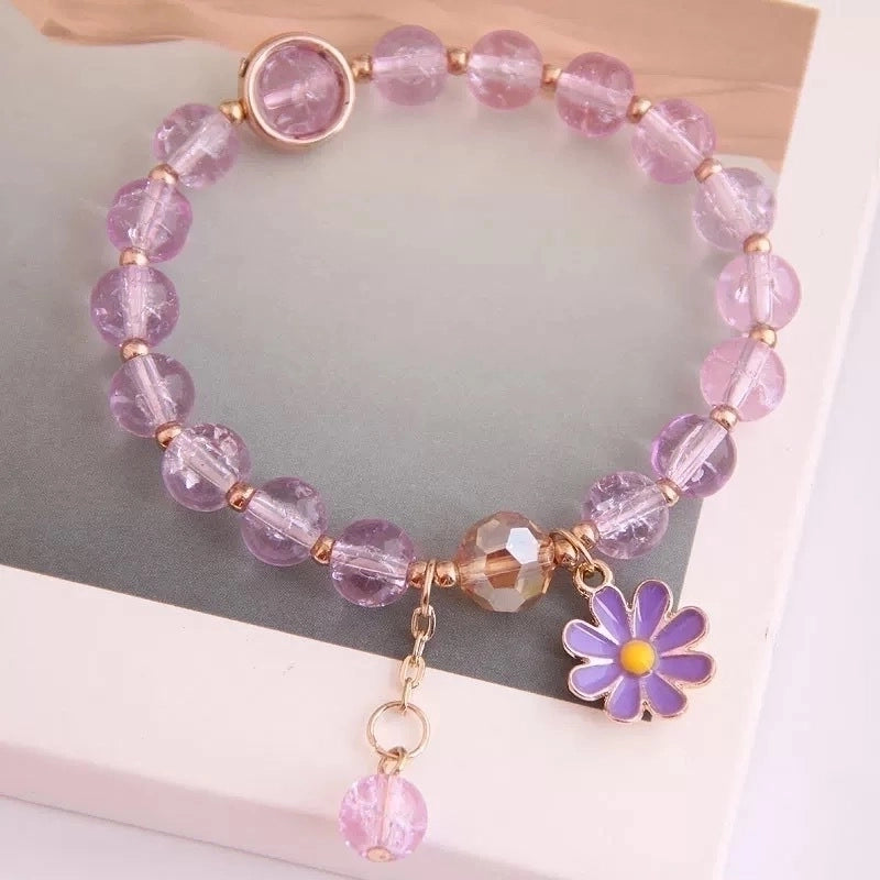 Women's Fashion Vintage Crystal Daisy Bracelet