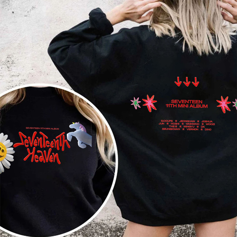SEVENTEEN Seventeenth Heaven Logo Casual Sweatshirt officialsvtshop