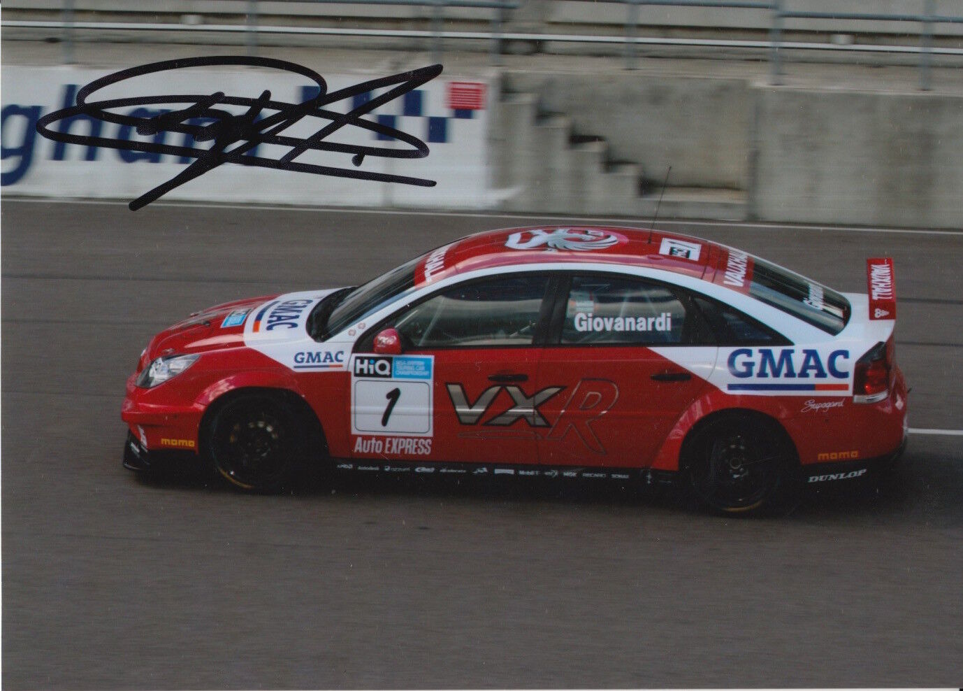 Fabrizio Giovanardi Hand Signed 7x5 Photo Poster painting Vauxhall Touring Cars.