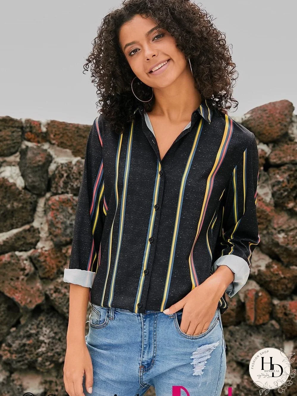 Versatile Stripe Top