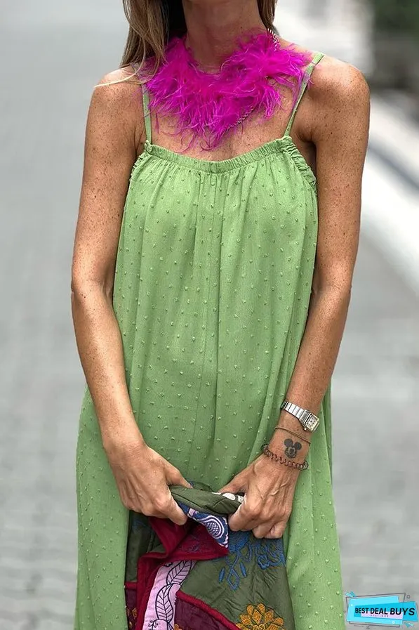 Green Strappy Sleeveless Jumpsuit