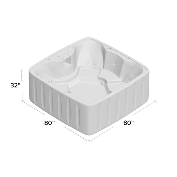 Elite 600 6-Person 29-Jet Plug and Play Hot Tub with Ozone and LED Waterfall