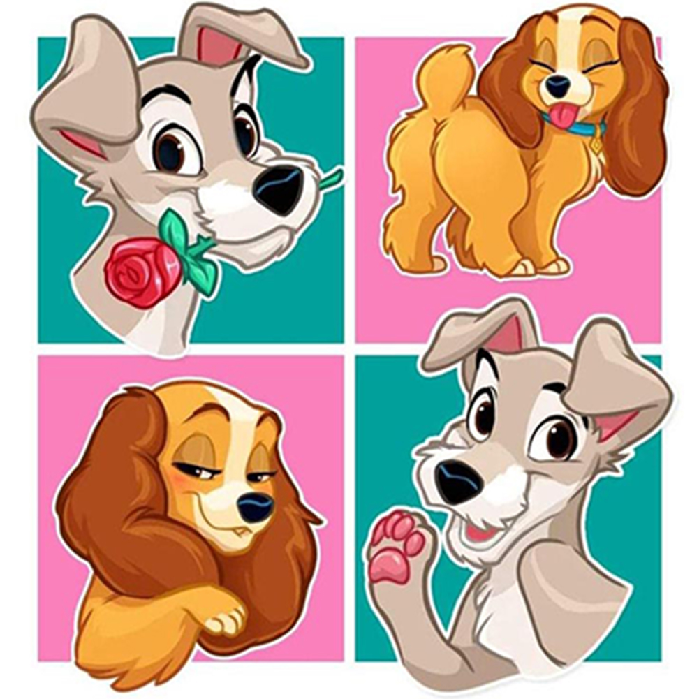 Cat and Mouse-Paint by Numbers-50x50cm