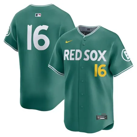 Men's Boston Red Sox #16 Jarren Duran  Green 2025 City Connect Limited Player Jersey GPSE