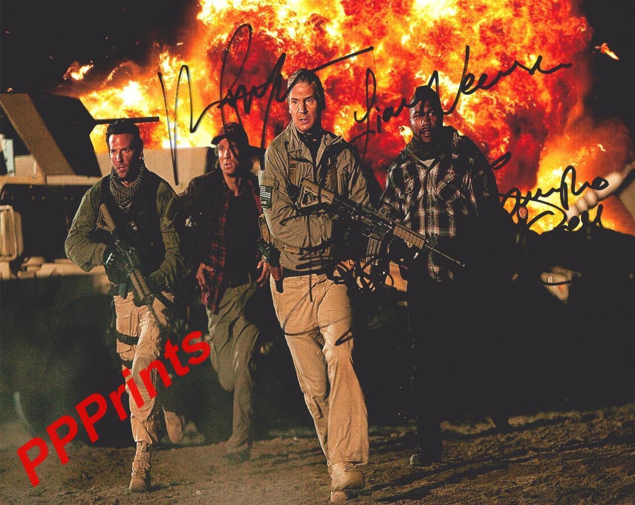 THE A TEAM Film Neeson,Cooper,Jackson SIGNED AUTOGRAPHED 10X8 REPRO Photo Poster painting PRINT