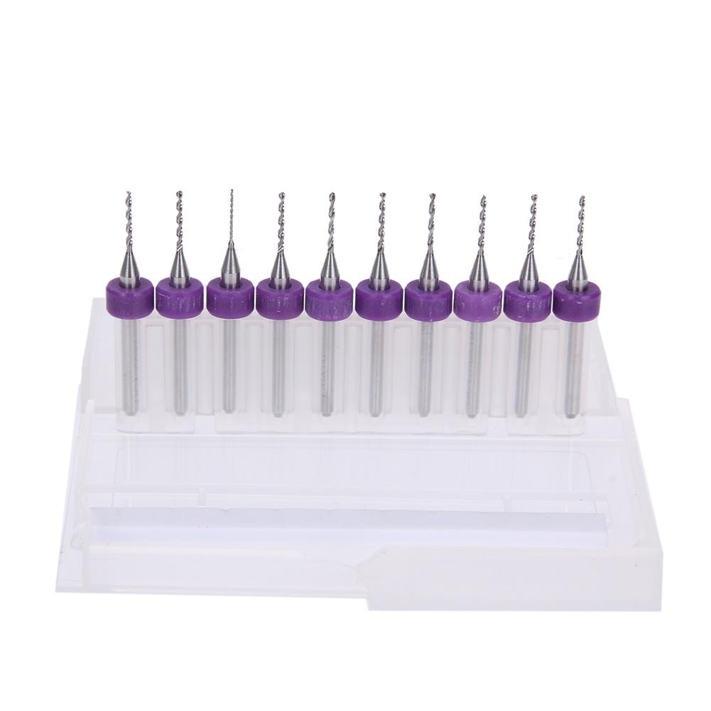 

10 Mini PCB Print Circuit Board Carbide Micro Drill Bits (Random color), 501 Original