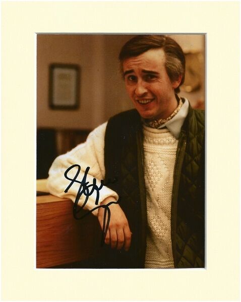 STEVE COOGAN ALAN PARTRIDGE PP 10x8 MOUNTED SIGNED AUTOGRAPH Photo Poster painting