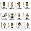 12pcs Holiday Soldier Decor Double-Sided DIY Diamond Painting Keychain Kit