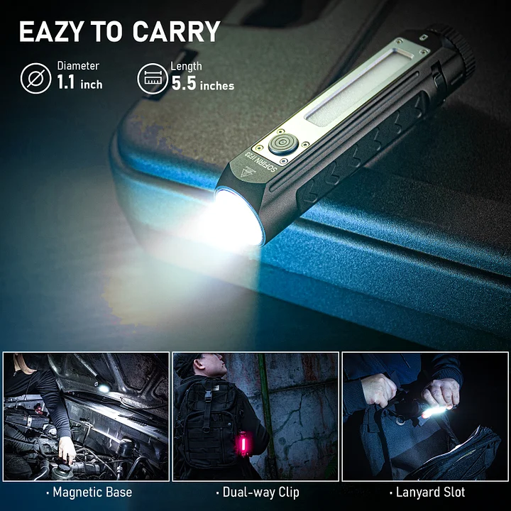 Sofirn IF23 LED Torch 4000 Lumens, Multi-Colour Powerful Rechargeable USB C Super Bright With 8 Brightness Modes For Camping Fishing Outdoor Search - View #6