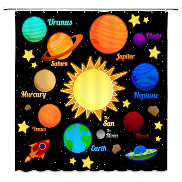 

Shower Curtain – Cat,dog, Elephant，Child Boy-180*180cm, 501 Original