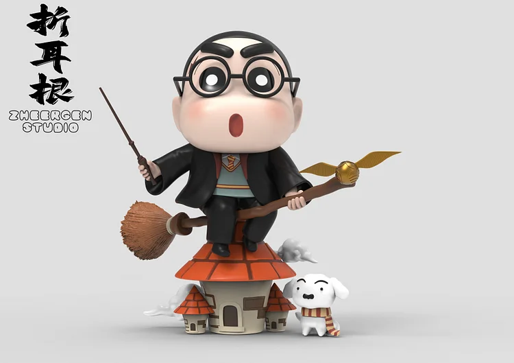 ZheErGen Studio - Crayon Shin-chan - 野原 しんのすけ Cos Harry Poter Statue(GK)-