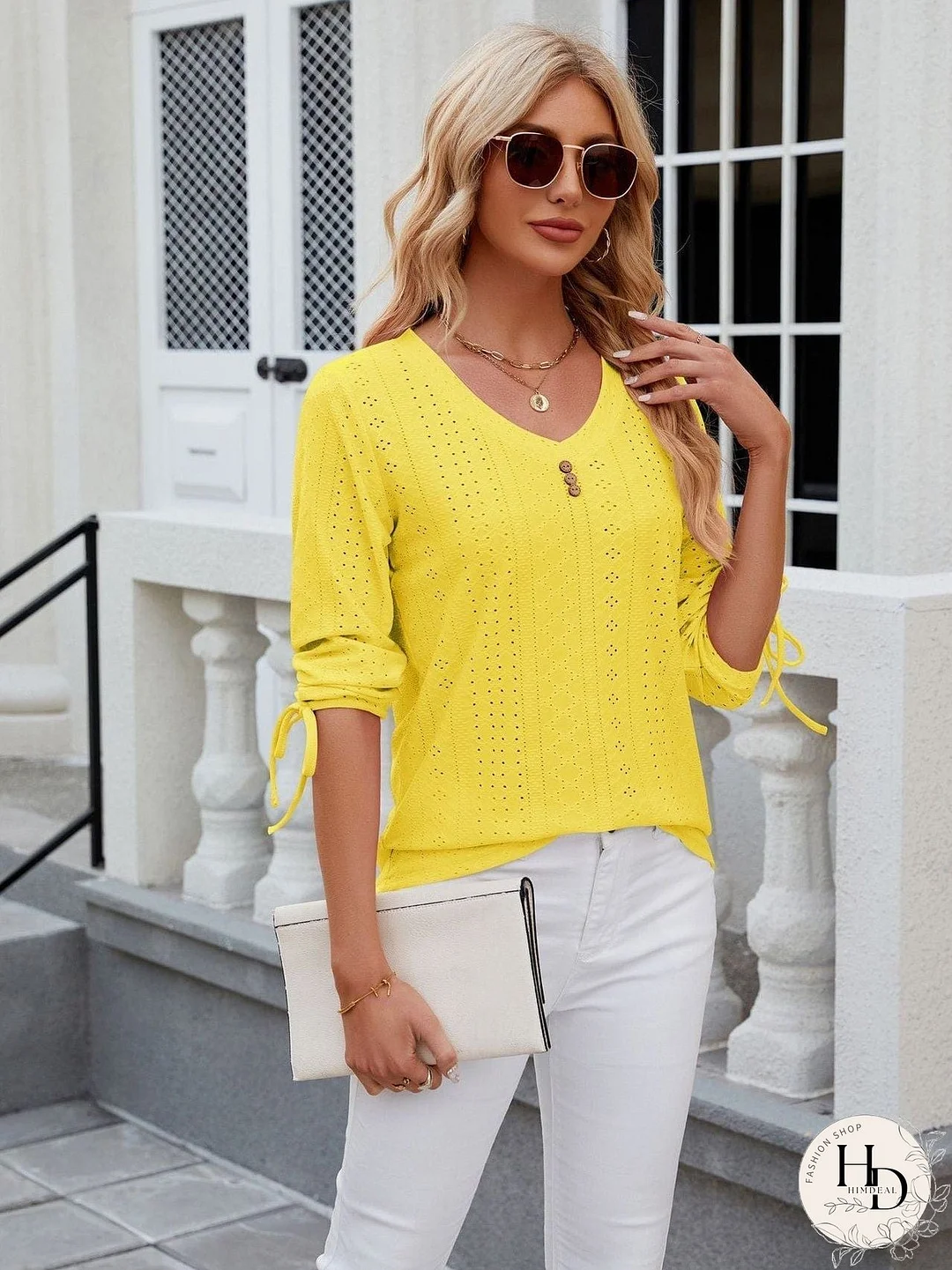 Versatile Knit Mock Neck T-Shirt