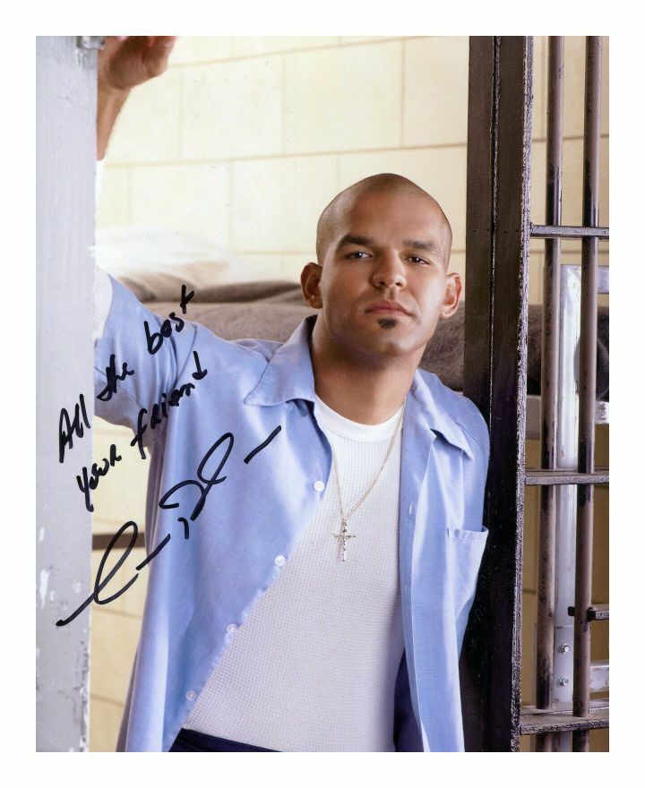 AMAURY NOLASCO - PRISON BREAK AUTOGRAPH SIGNED PP Photo Poster painting POSTER