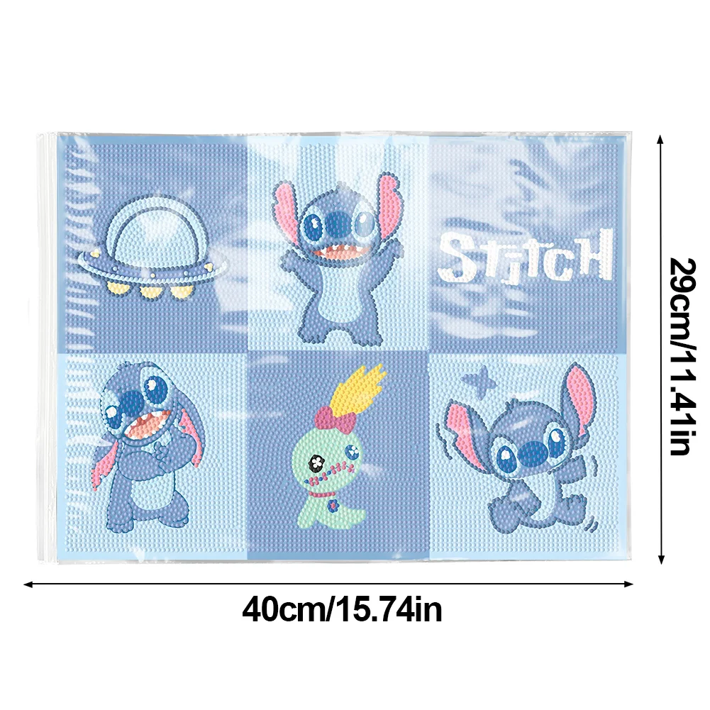 DIY Stitch Diamond Painting Placemat Diamond Crafts Projects for Kids Adults
