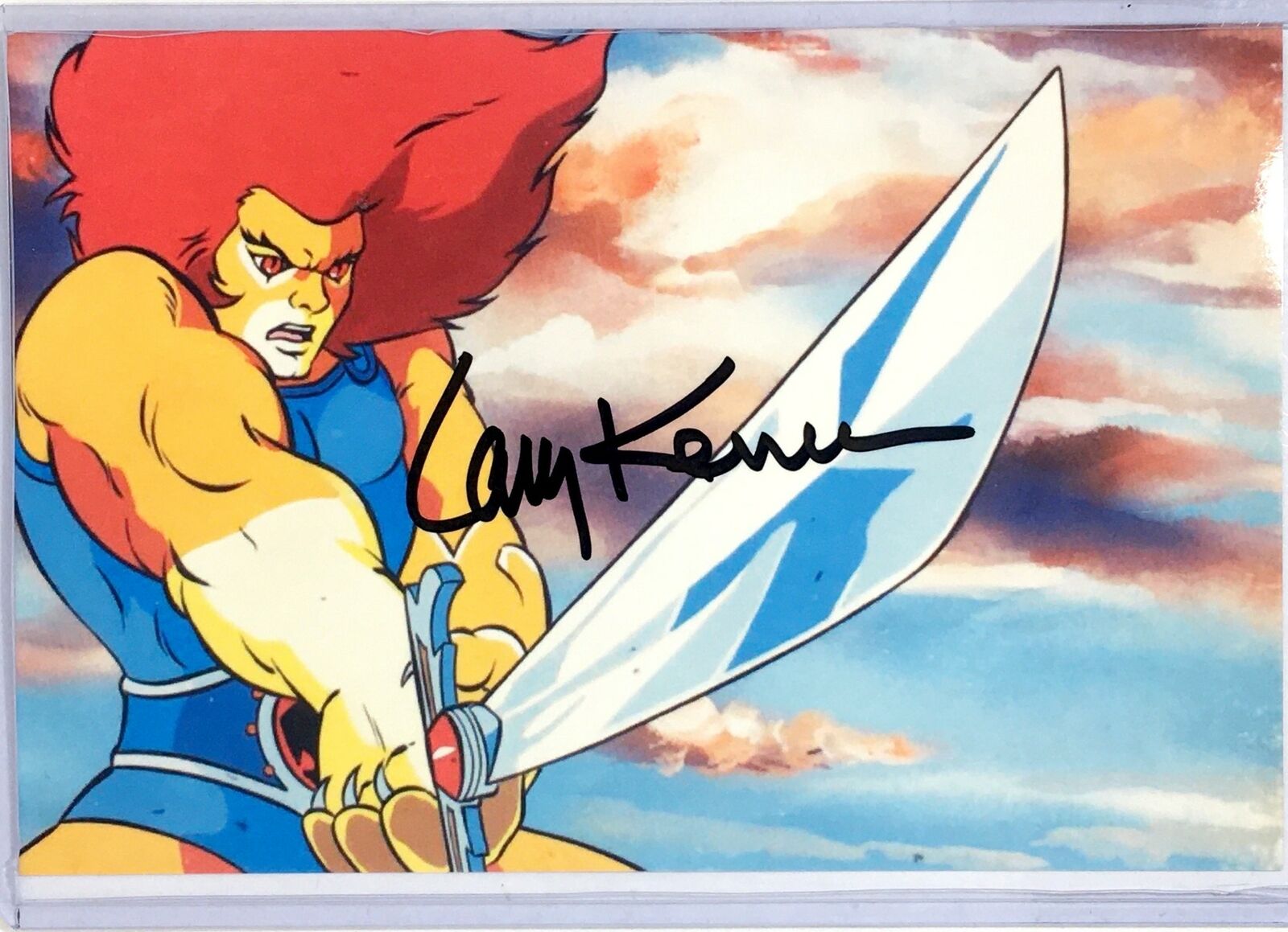 Larry Kenney Signed 4x6 Photo Poster painting Voice of Lion-O Thundercats *RARE* Autograph Auto