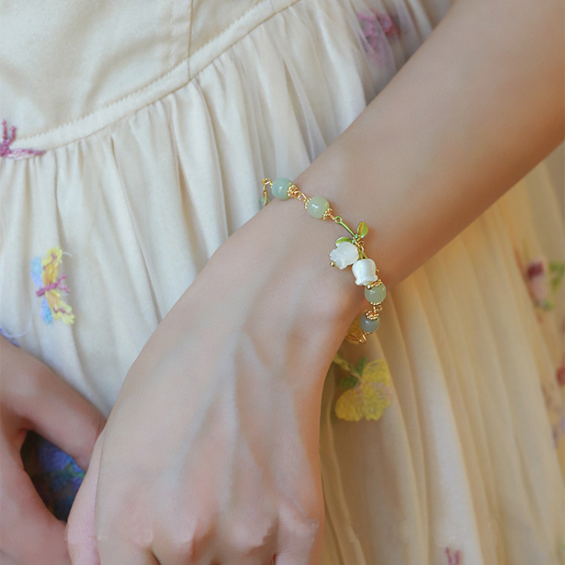 Emerald Jade stone Bracelet