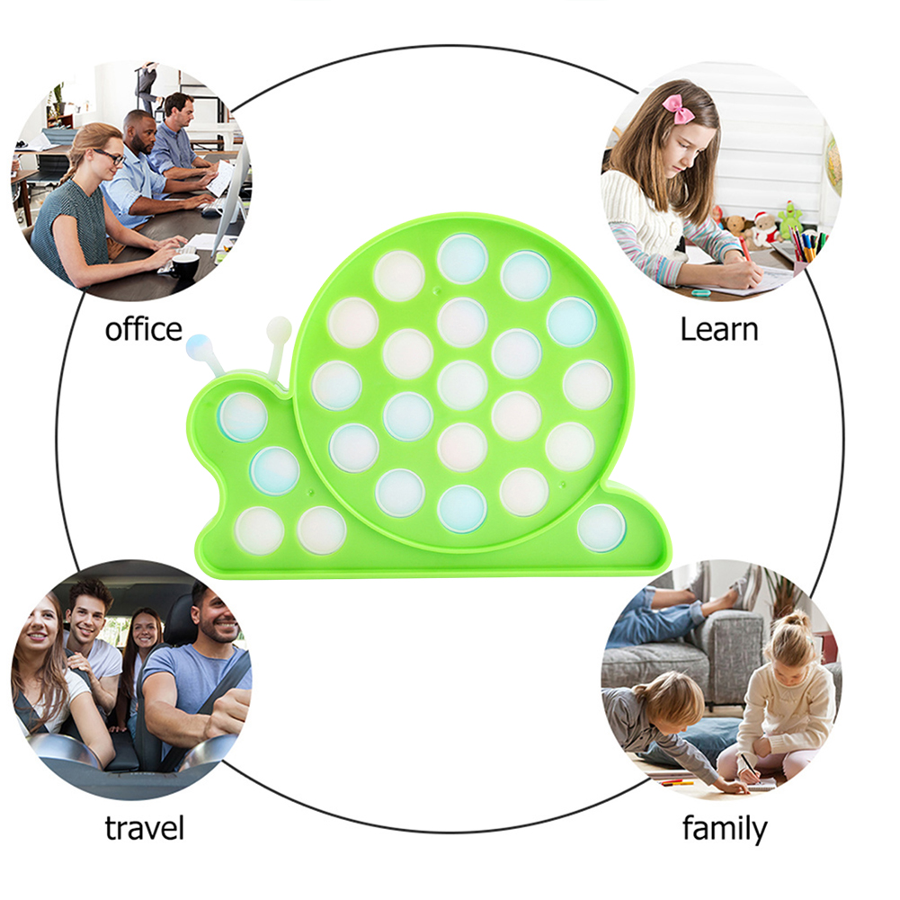 

Dimple Fidget Toy Kid Fingertip Snail Sensory Bubble Relief Stress Toys, 501 Original