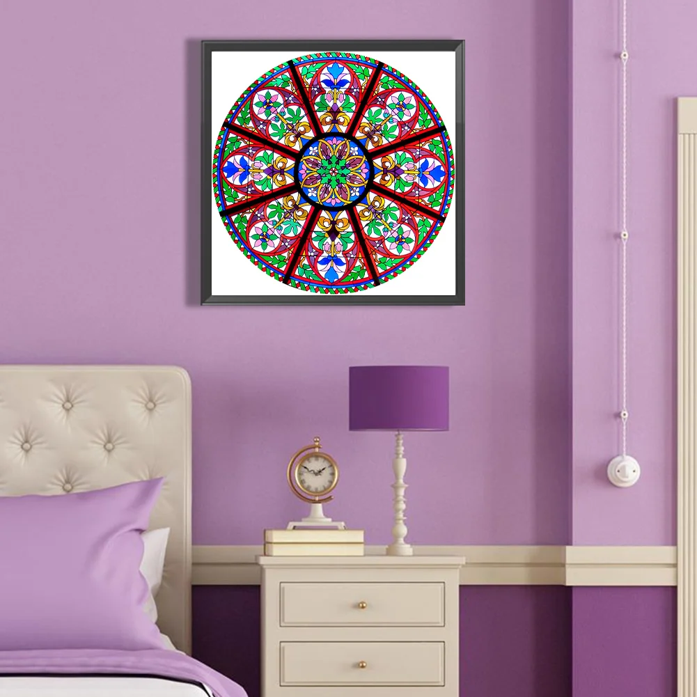 Full Round Diamond Painting 40*40cm - Mandala