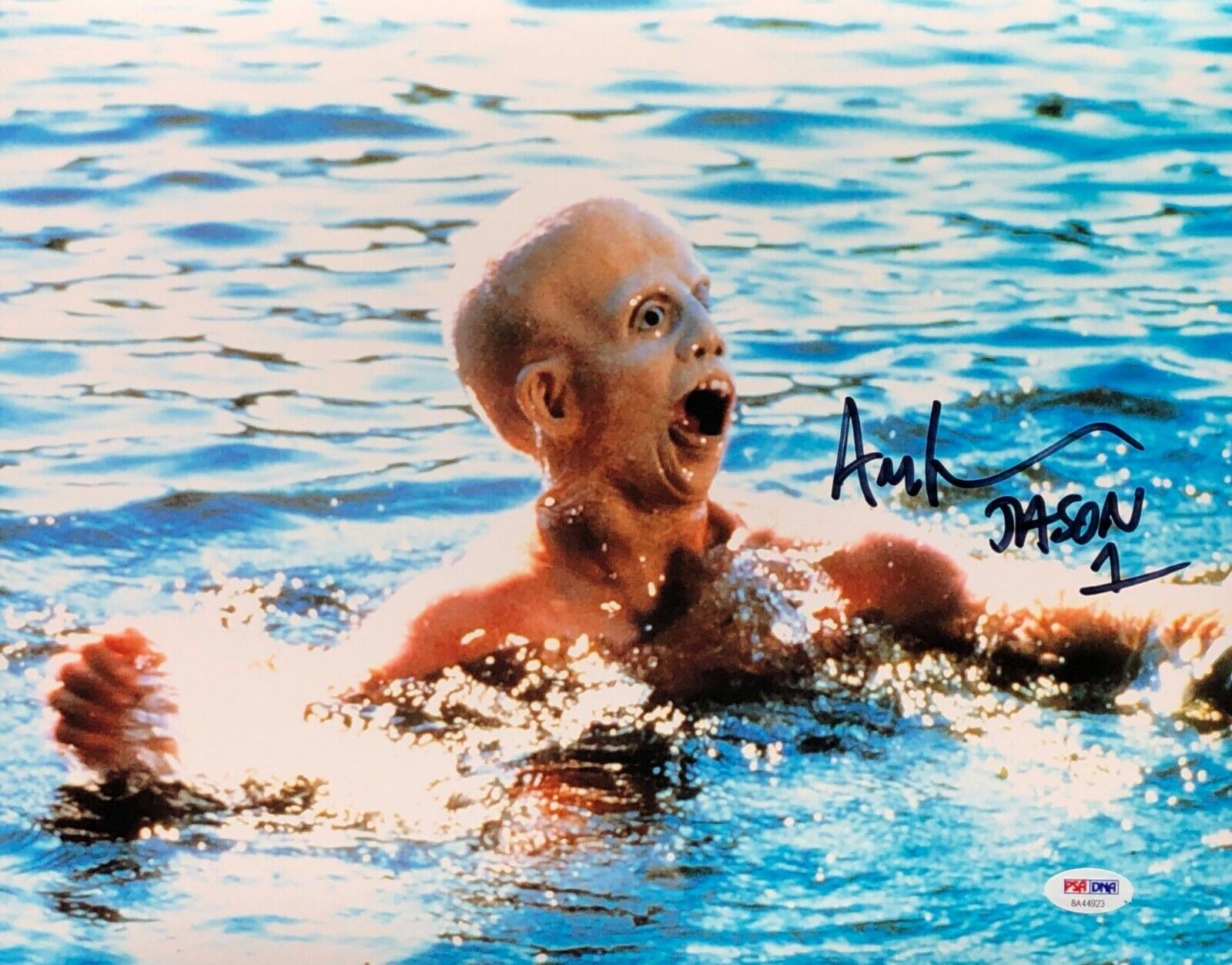 Ari Lehman Signed Jason Voorhees:Friday The 13th 11x14 Photo Poster painting Jason 1