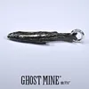 Ghost Mine Original Design 925 Sterling Silver Immortal Fish Size L Necklace Pendant Handmade Silver Jewelry