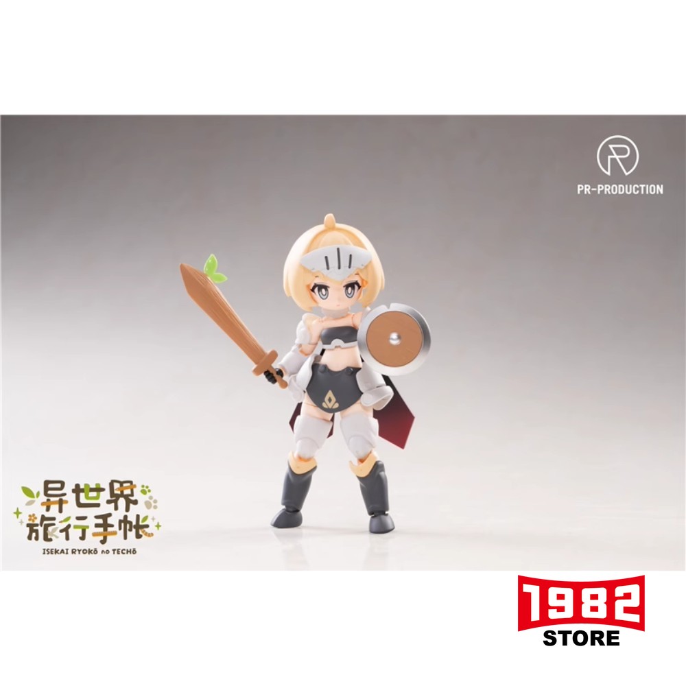 PR Production Novice Warrior Renee Brown Assemble Model Kit - Premium Action Figure for Collectors Adults - Buildable Character Figurine Gift