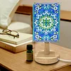 DIY Special Shaped Diamond Painting Wooden Stand LED Lamp Night Light Kit Bedside Small Desk Light Home Decoration Lamp