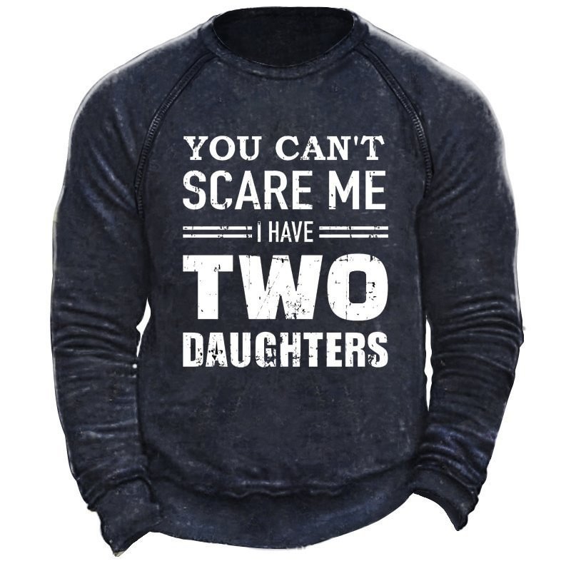 Men's Causal Long Sleeve Letter Print Sweatshirt