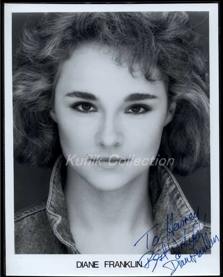 Diane Franklin - Signed Autograph Headshot Photo Poster painting - Bill & Ted's Excellent Advent