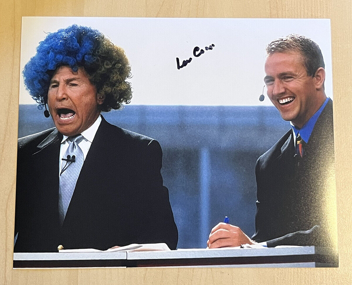 LEE CORSO HAND SIGNED 8x10 Photo Poster painting ESPN COLLEGE GAMEDAY LEGEND AUTOGRAPHED COA