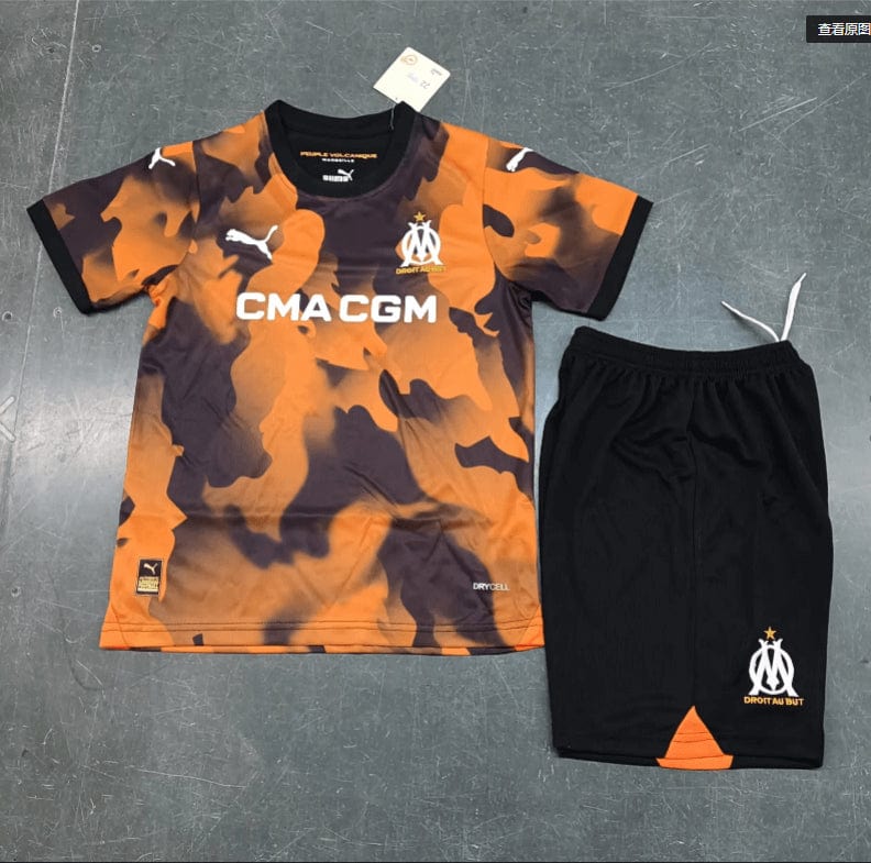 2023/2024 Kids Size Olympique de Marseille Third Away Football Jersey mysite