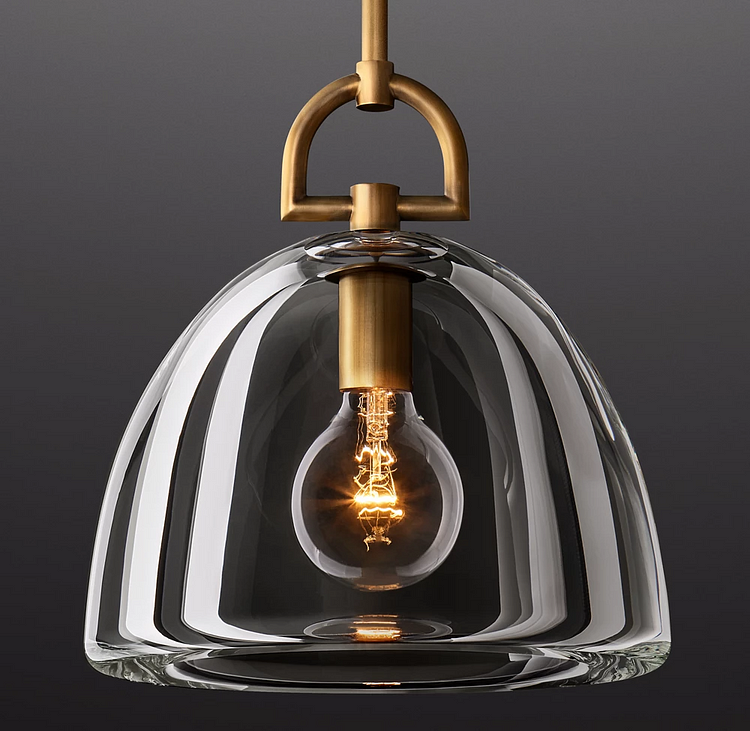 Botanist Crystal  Shade Pendant Light For Dinning Room Vjlight