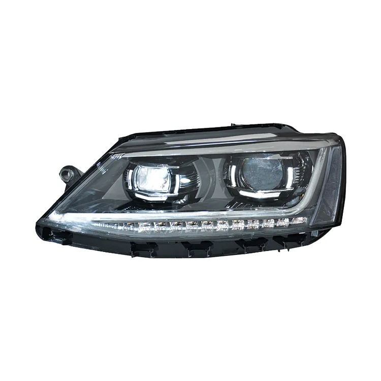 Upgrade LED headlamp headlight for VW Volkswagen Jetta Projector Lens 2011-2019 MK6 head light head lamp plug and play assembly ITN Auto
