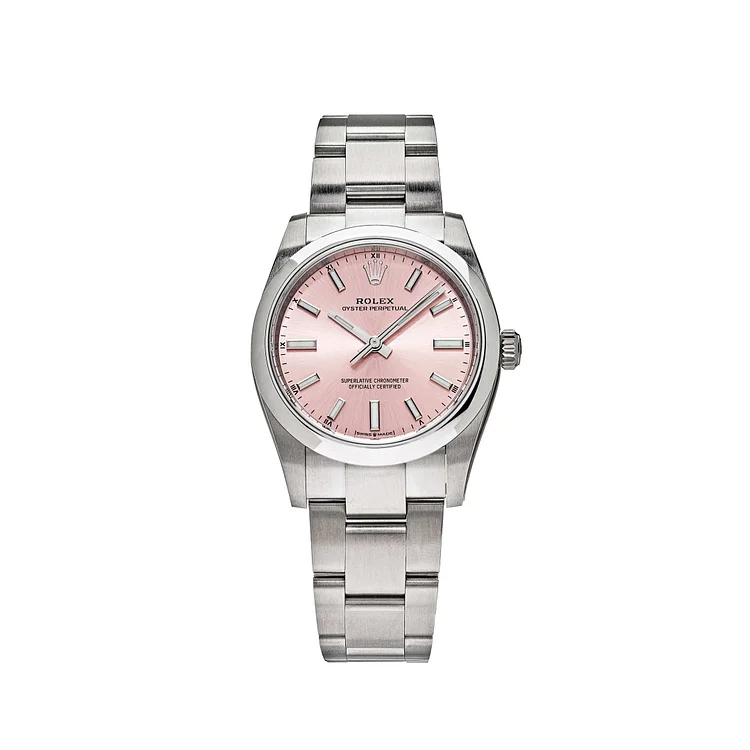 Rolex Oyster Perpetual 124200 Stainless Steel Pink Dial (2023)