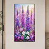 Diamond Painting-DIY Full Round Drill Lavender Bushes(70*40 CM)