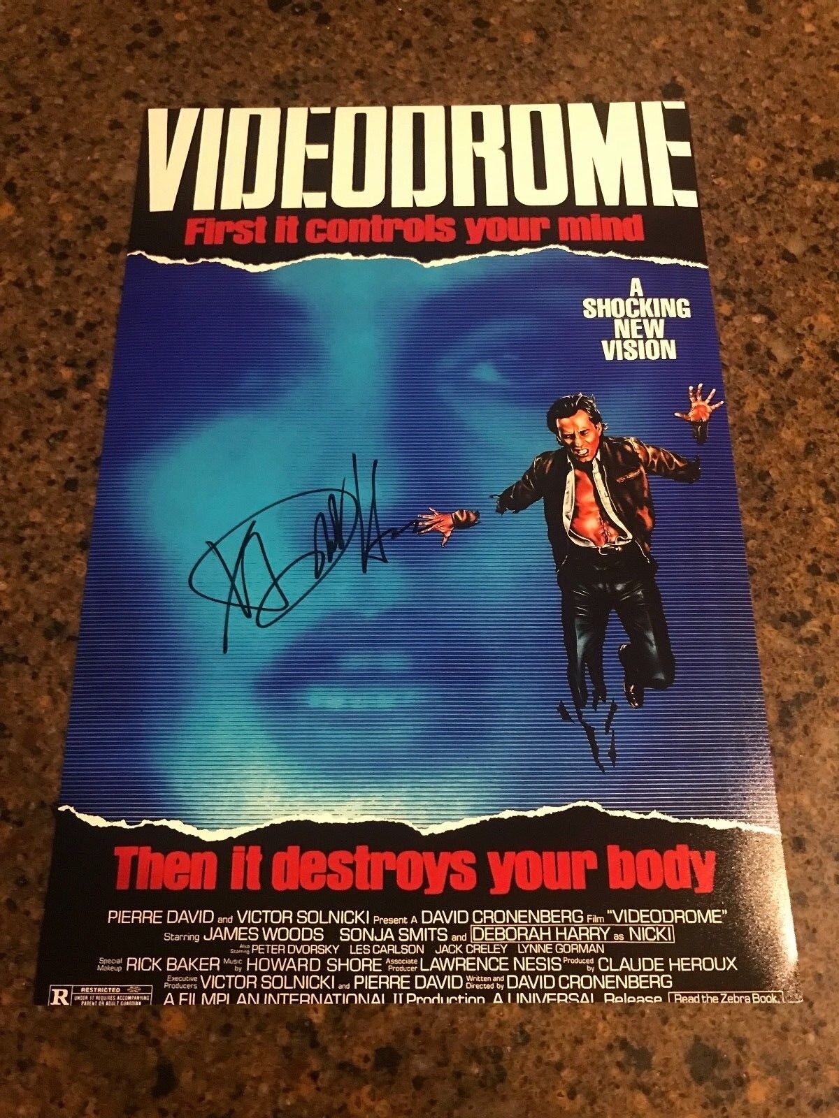 * DEBBIE HARRY * signed autographed 12x18 Photo Poster painting poster * VIDEODROME * BLONDIE *