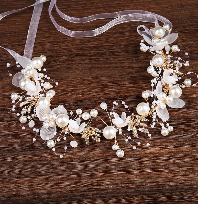Rhinestone Pearl Hair Accessories