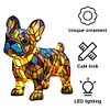 LED Animal Art Night Light Cute Animal Themed Table Lamp Fun Gift for Pet Lovers