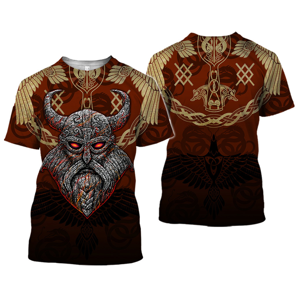 Viking-Inspired T-Shirt: A Visual Tribute to Norse Warriors