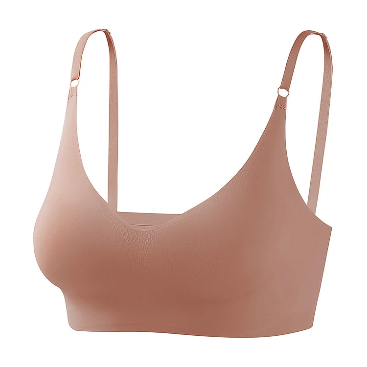 Women's Valentine's Day Solid Wireless Seamless Bra Radinnoo.com