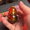 Amber Polished Rotating Floating Press Ratchet Multifunctional EDC Fingertip Gyroscope