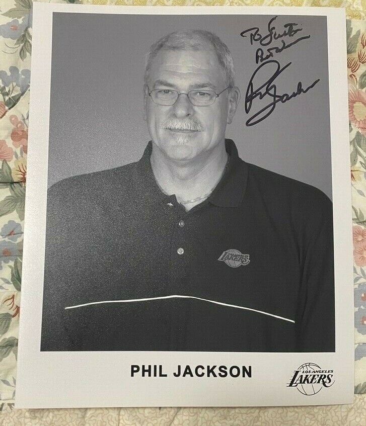 Phil Jackson signed autographed 8x10 Photo Poster painting Lakers Official Promotional Photo Poster painting