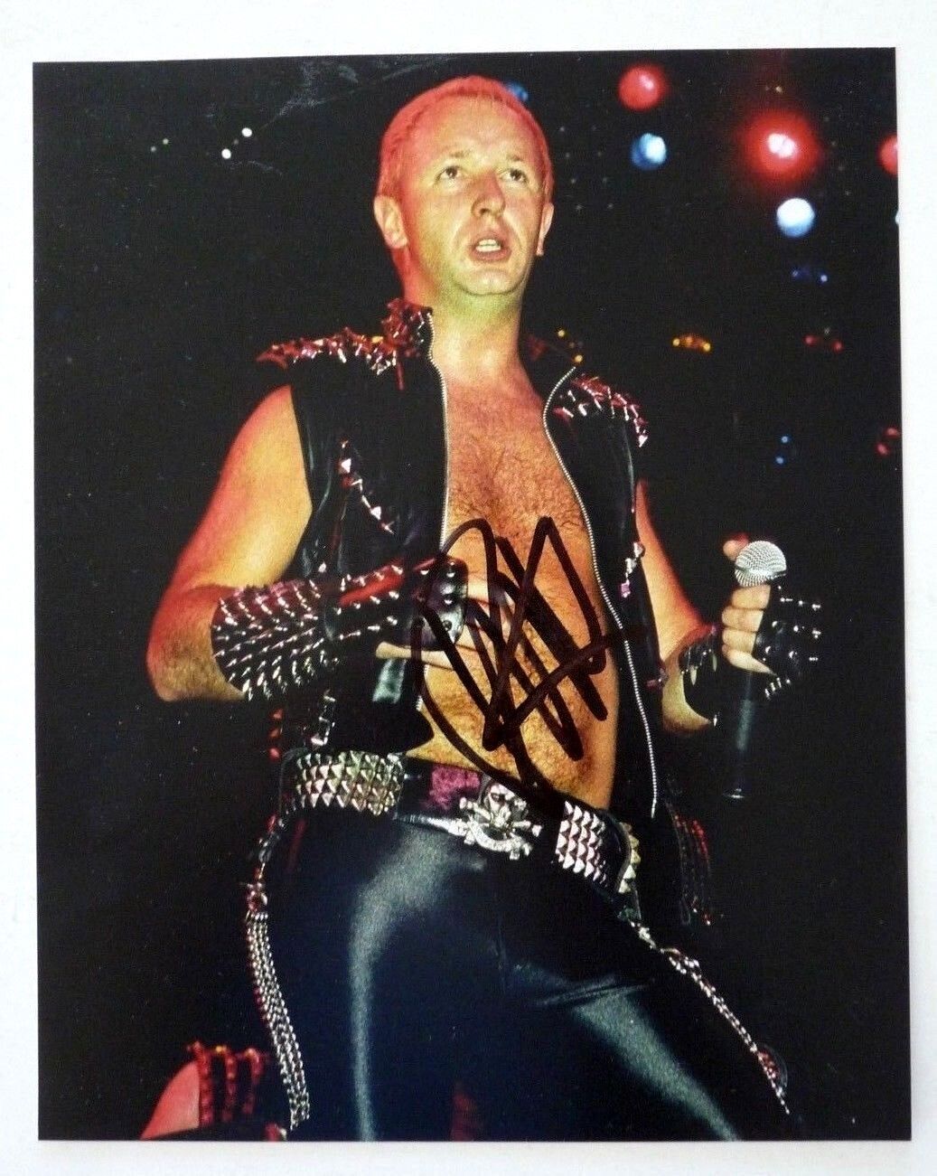 Rob Halford Judas Priest Autographed Signed 8x10 Photo Poster painting PSA BAS Guaranteed #1