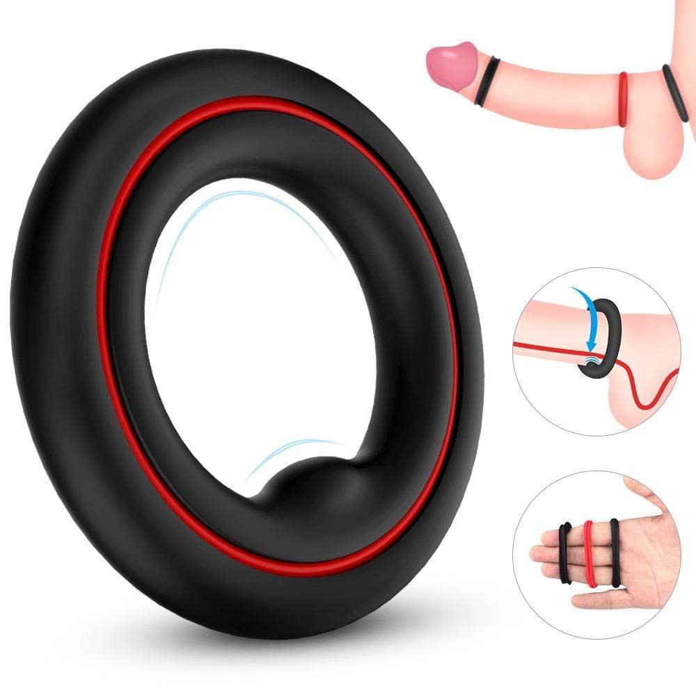 S-HANDE Premium Stretchy Longer Harder Stronger Erection Cock Ring-FUNSEXDOLLS