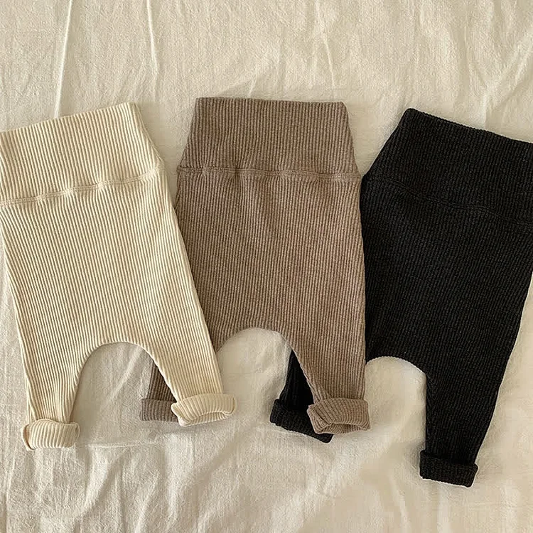 Baby Solid Color High Waist Leggings