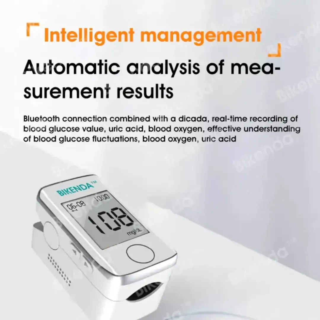 Bikenda&trade; Non-Invasive Blood Glucose Meter + Exclusive Gift [99.9% Accuracy]